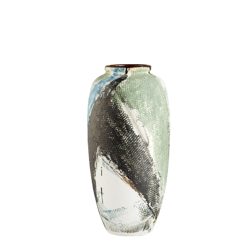 Seabrook Handmade Ceramic / Porcelain Table Vase, 17" H x 8.75" W x 8.75" D