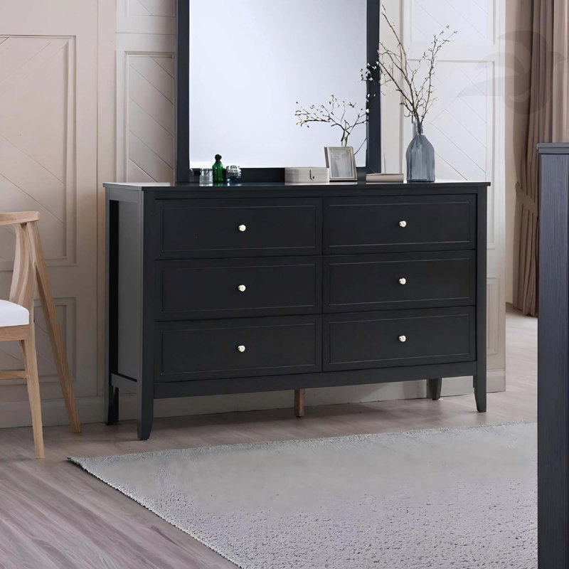 Commode (sans miroir), noir, Noir