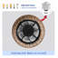 Ventilateur de plafond à cage à courant continu réversible à 6 vitesses Antique Farmhouse-130156611