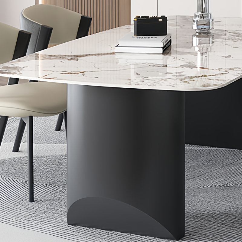 Petite table et chaise de salle à manger haut de gamme, H 29,5 po x L 55,1 po x l 31,4 po