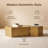 Modern Geometric Coffee Table Set of 2