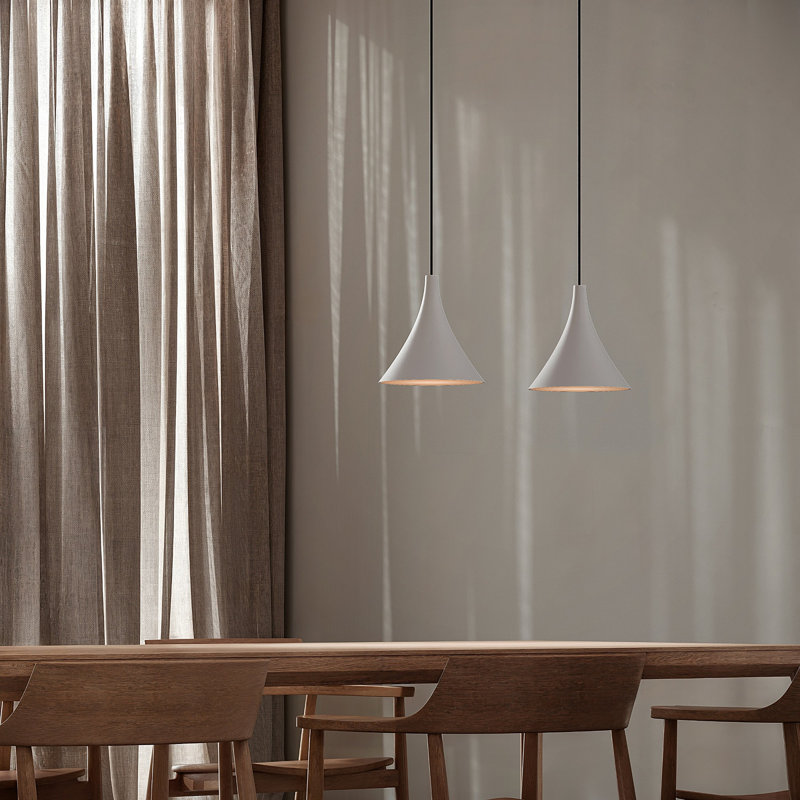 Gota Pendant Light, Stone, Black, 20" H x 9.84" W x 9.84" D