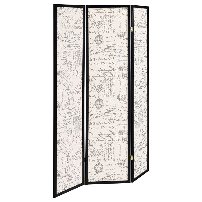 Paravent en tissu And French Beige