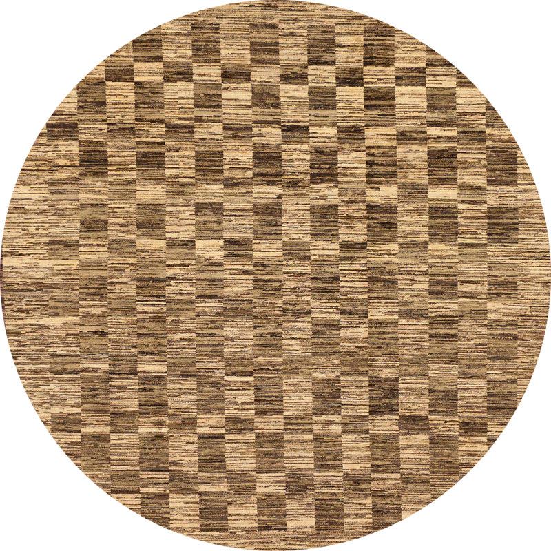 Tapis abstrait et moderne 205, Rond 5 pi