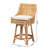 Bhagipuri 360 Swivel Rattan Counter & Bar Stool-86454392