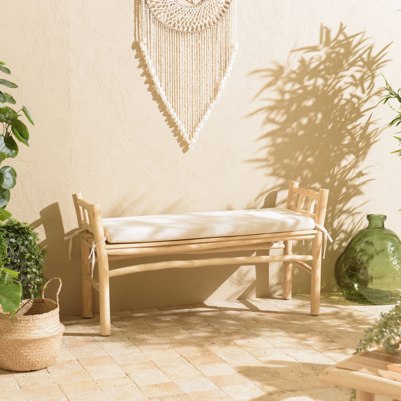 Cafferkey Solid Wood Bench
