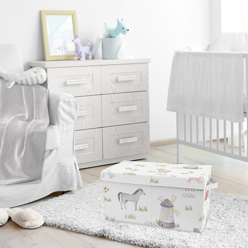 Boîte à jouets pour animaux de ferme