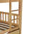 White Oak Full Over Full Bunk Bed Convertible Design-2109801550