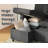 83.5''sleeper Sofa Couch With Pullout Bed, L-shaped Convertible Couches-1678732944