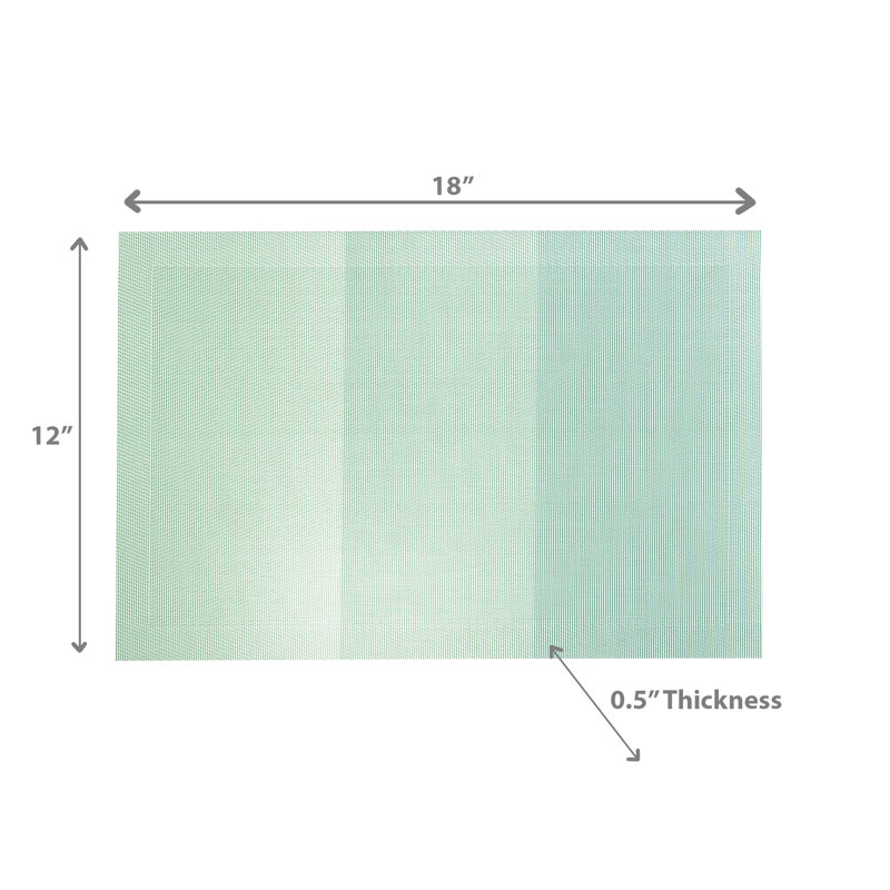 Geometric Placemat, Light Blue