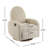 360 Swivel and Glider Recliner Chair-Almond-888595333