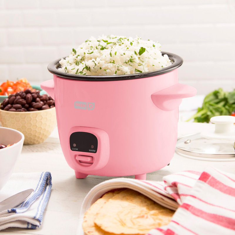 Dash 2 Cup Mini Rice Cooker, Pink