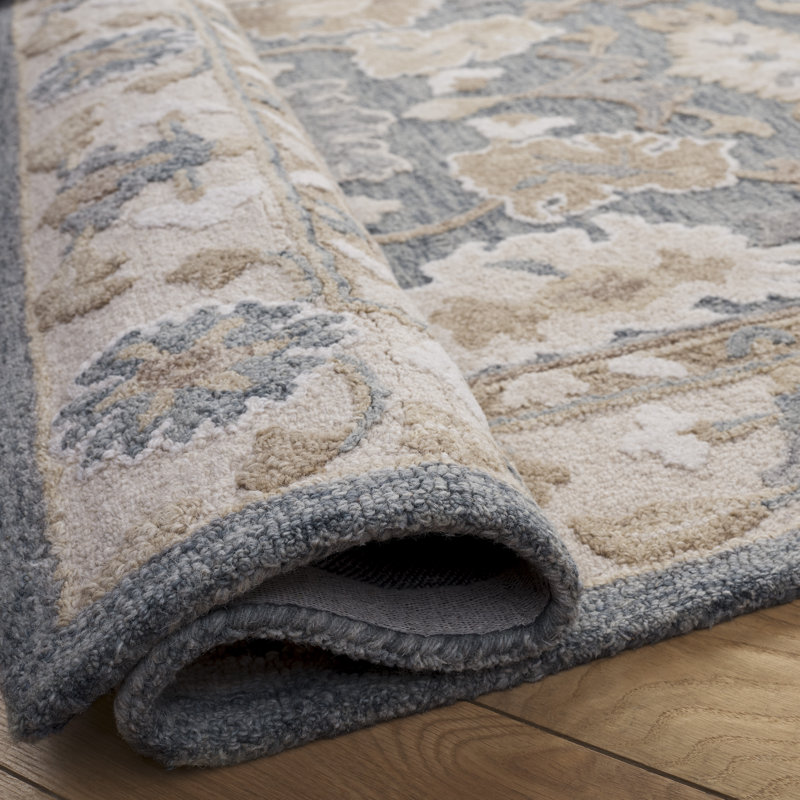 Ebony Hand Tufted Wool;Cotton Oriental Indoor Rug, 5'-0" X 8'-0" Rectangle