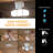 3 - Head Dusk to Dawn Outdoor Security Flood Light with Motion Sensor