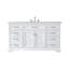 Meuble-lavabo simple 60 po Luken - Blanc