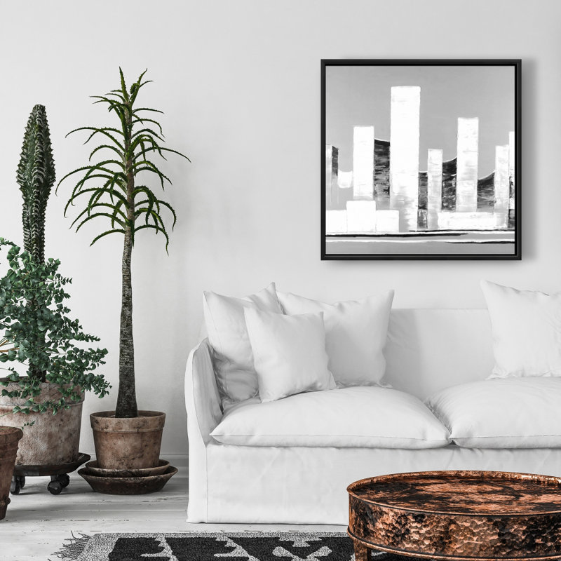 " Minimalist Abstract Buildings ", White