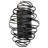 Cyclone Steel Candle Wall Light-97927284