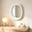 Miroir mural asymétrique en bois manufacturé-407013679-407013684