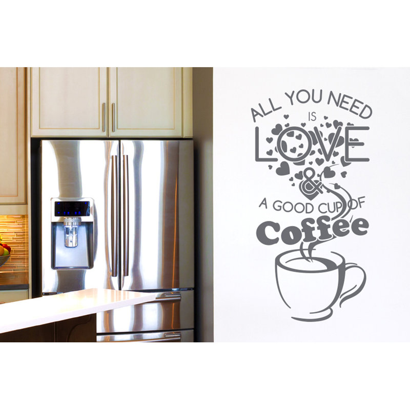 Non-Wall Damaging Wall Decal, Grey