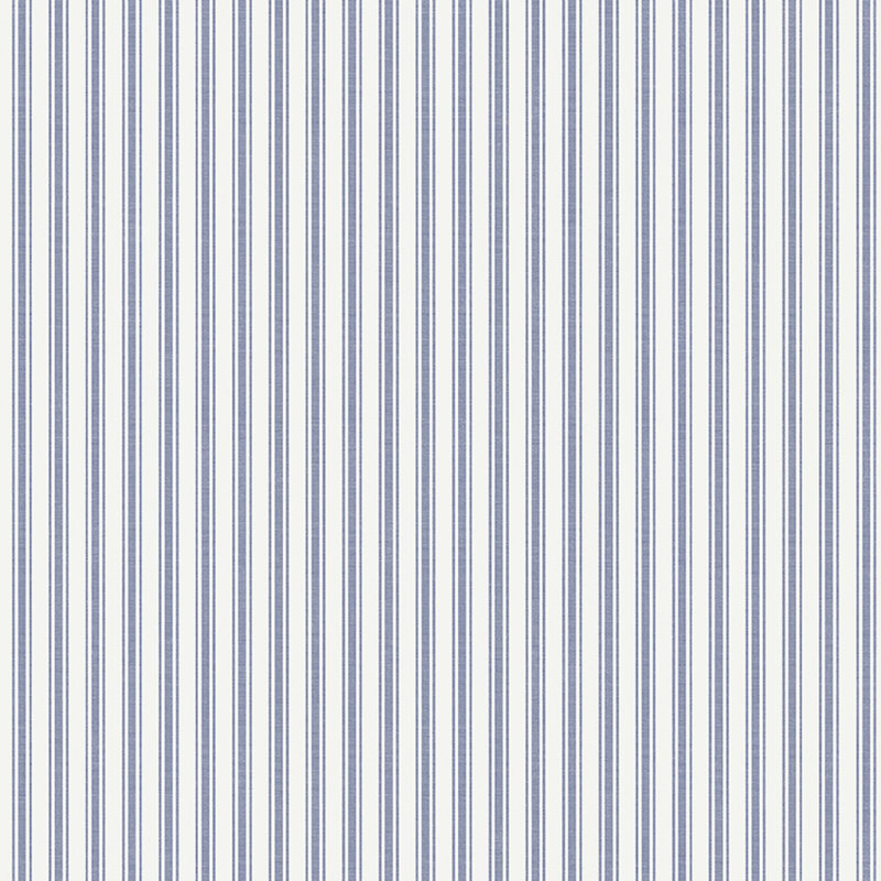 Papier peint à rayures Borpstapeter Aspö, Bleu