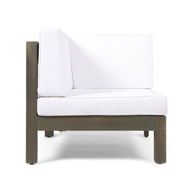 White Arm Chair Made Of Wood, 29.85 In. Depth, Width, 27.26 Height, 41.1 Lb Wood -L Chair, High, Deep, Wide