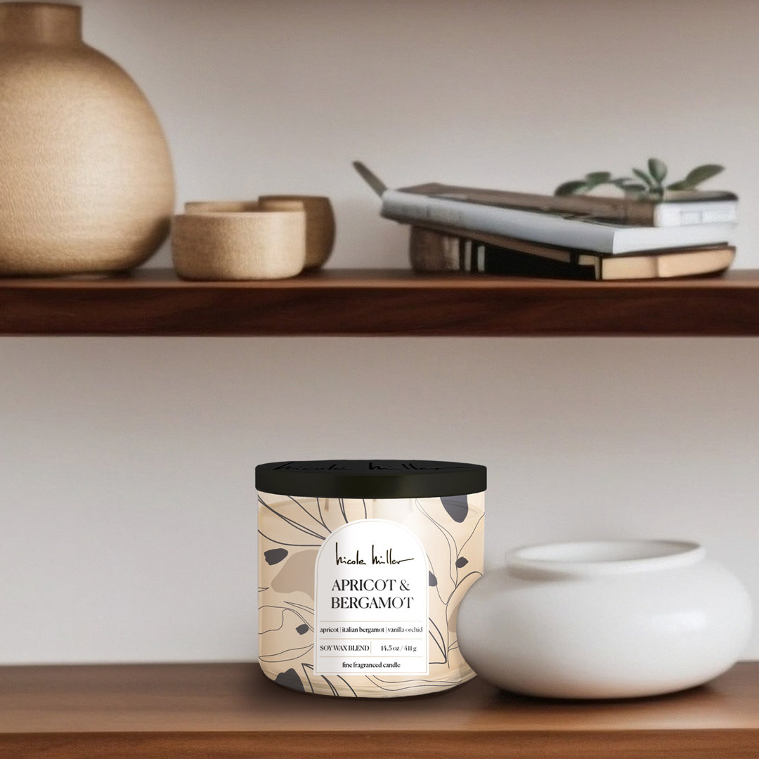 Scented Candle with Glass Holder Nicole Miller