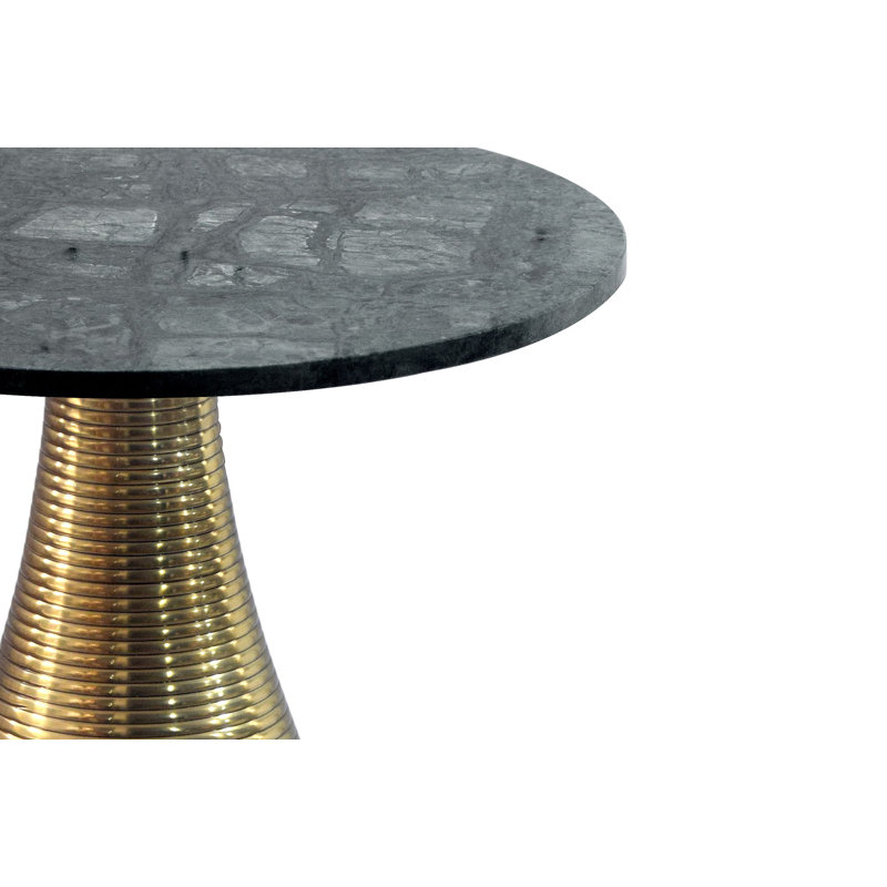 Pedestal End Table, Green