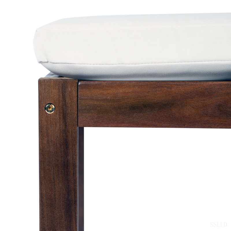 Ensemble de chaises d'extérieur en bois d'acacia, Brun