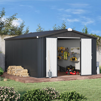 10' X 14' Shed Metal, Outdoor Storage Sheds