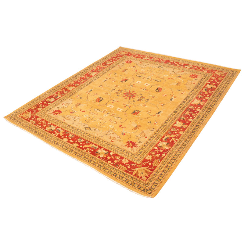 Arabelle One-of-a-Kind Rectangle 12'1" X 15'1" New Age Wool Area Rug in