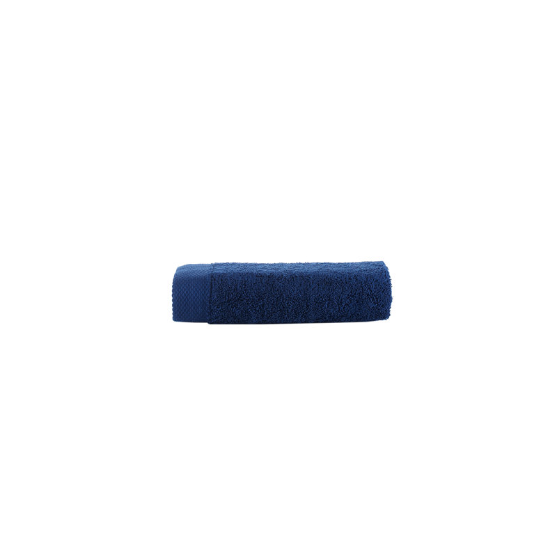 Turkish Cotton Plush Hand Towel, Navy