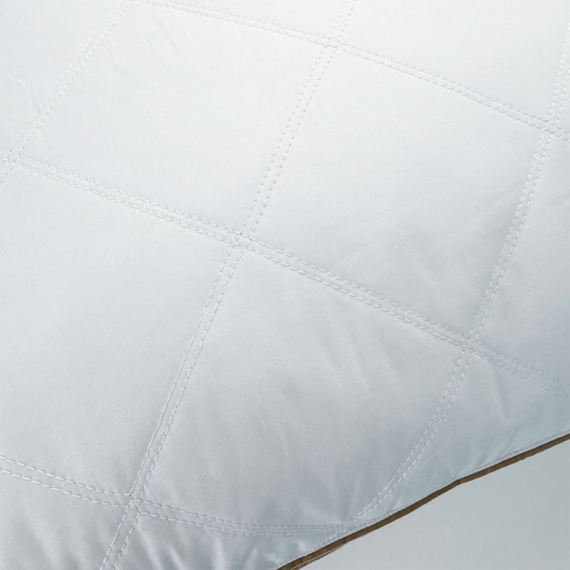 Luxury Goose Feather Pillow – Hypoallergenic 100% Polyester Cover & Premium Fill for Restful Sleep, King