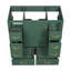 Meuble-lavabo 36 po sans lavabo, base d'armoire seulement, six tiroirs, diviseur de tiroir multifonctionnel, tablette réglable, vert-829781630