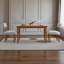 Chaise d'appoint rembourrée en bois massif-793518154