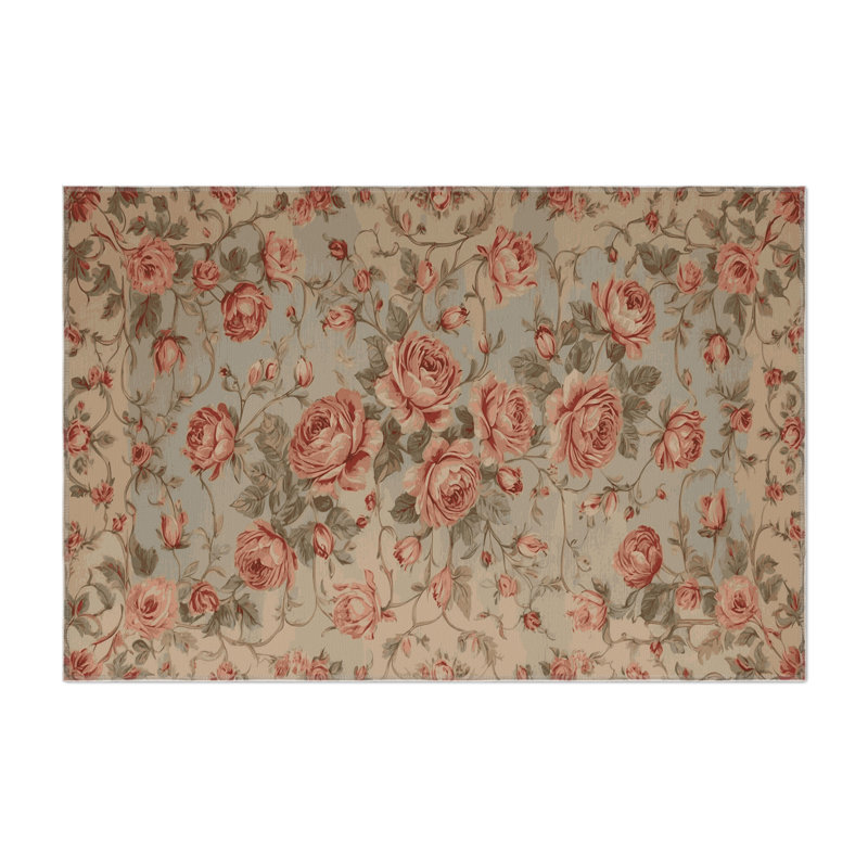 Tapis d'intérieur et d'extérieur brun Persian, Rectangulaire 3 pi x 5 pi