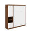 Lit escamotable double avec armoire-1435819067