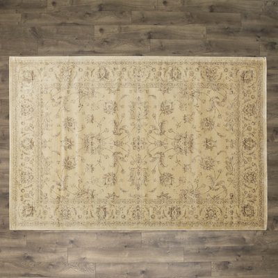 Keever Synthetic Oriental Indoor Rug