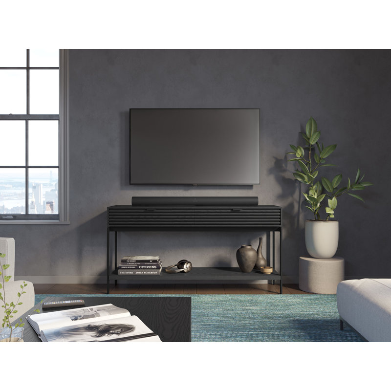Cora 60'' Console Table, Ebonized Ash