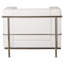 Fauteuil en similicuir avec barre double-407295040