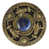 Laiton antique bleu pierre sodalite naturelle