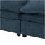 Canapé modulaire à deux couches, librement combinable, 4 places avec fonction de rangement, comprend 4 coussins moelleux, pour les salons, les bureaux et les appartements-121060231