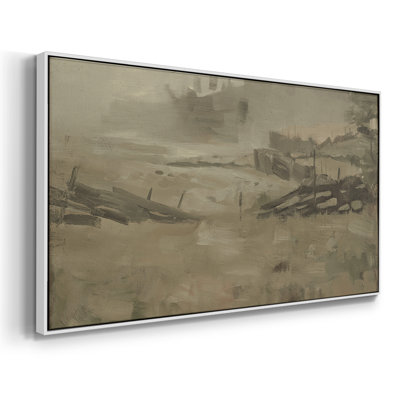 Série paysage - DCCCLV III - Toile tendue avec châssis encadré - Prêt à être accroché