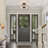 Rae 4 - Light 12" W Modern Farmhouse Seeded/ Bubble Drum Semi Flush Mount