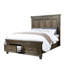 Lit plateforme avec rangement en bois massif Kramlich-88632638