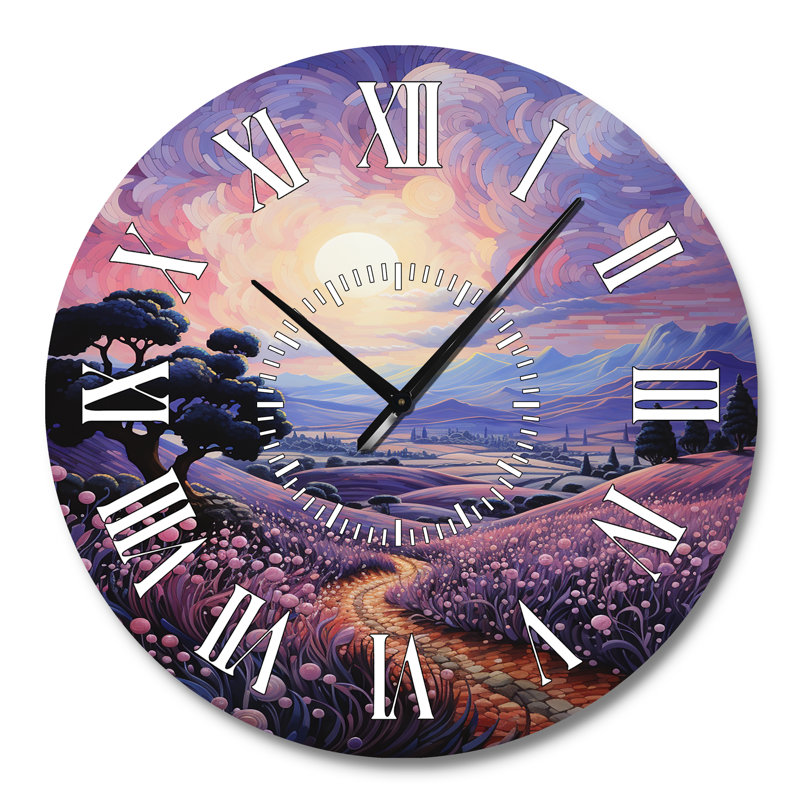 Horloge murale Vangogh, Grand