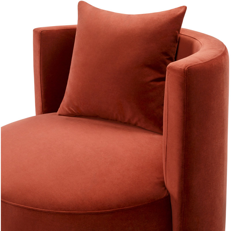Chaise de salle à manger Carteret Global, Rouge