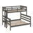 Wood Twin XL Over Queen Bunk Bed