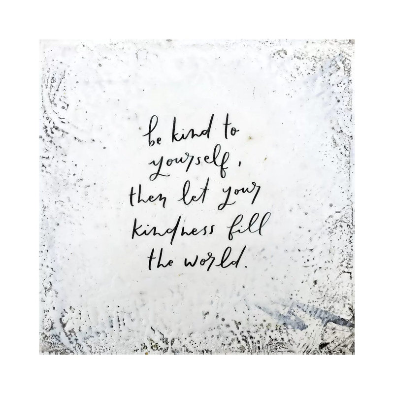 Be Kind by Britt Hallowell - Wrapped Canvas Gallery-Wrapped Canvas Giclée, 30.48 cm H x 30.48 cm W