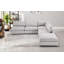 Canapé modulaire rembourré 5 pièces avec repose-pieds Nuccio