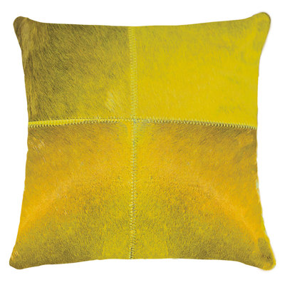 Coussin 18 "en peau de vache